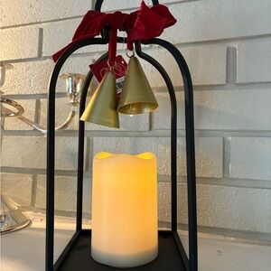 Ashland Black Frame LED Lantern